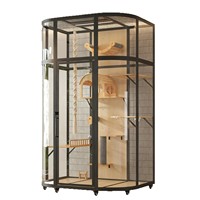 Villa pour chat durable avec finition de surface lisse et résistante à l'usure, inspection de qualité stricte, pour les importateurs mondiaux d'articles pour animaux de compagnie