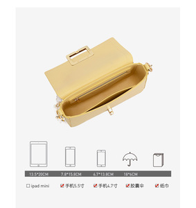 Wholesale Designer Crossbody Bag Women's Messenger <b>Small</b> Square Chain Bag Genuine Leather Ladies Shoulder Handbags - Product Image 3