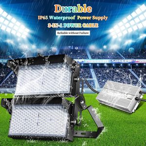 ไฟส่องสว่างกลางแจ้งแบบโมดูลาร์ LED IP65 ตัวเรือนอะลูมิเนียม 100W-600W โปรเจคเตอร์เสาสูง พร้อมมุมลำแสง 20-90 องศา - Product Image 4