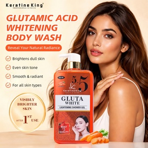 Gel Douche Éclaircissant Vitamine C + Curcuma avec Acide Férulique & Rétinol pour Adultes - Lavant Corporel Exfoliant pour un Éclat Naturel de la Peau - Product Image 4