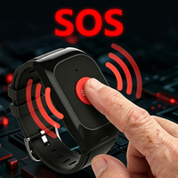 Pulsera Inteligente con Rastreador GPS 4G para el Cuidado de Personas Mayores, Detección de Caídas, Sistema de Respuesta a Emergencias, Monitor de Salud para Alzheimer, Llamada de Emergencia