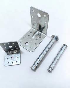 תושבת קיר מתכת מצופה אבץ חד-צדדית באיכות גבוהה עם מבנה יציב ותמיכה חזקה לרהיטים סטנדרטיים - Product Image 2