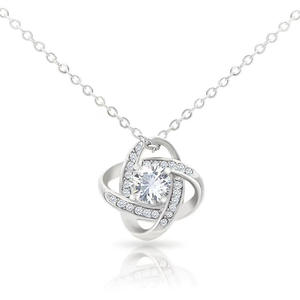 Collana con Ciondolo in Tungsteno e Zirconia Cubica, Bestseller, Stile Europeo/Americano, Regalo per la Festa della Mamma/Ragazza, Stella Eterna - Product Image 5