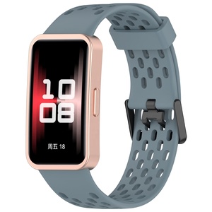 Bracelet de remplacement en silicone pour montre connectée, bracelet sport respirant pour <span class=keywords><strong>Huawei</strong></span> Band 8 9 10 - Product Image 6