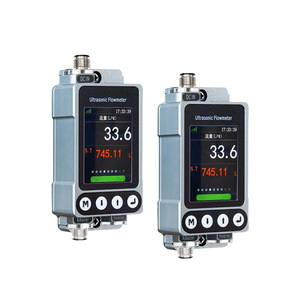 เครื่องวัดอัตราการไหลแบบอัลตราโซนิก 33.6 ลิตรต่อนาที IP65 แบบเกลียวโลหะ สำหรับการวัดน้ำเหลว - Product Image 1