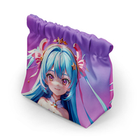 Pochette Anime Personnalisée avec Fermeture Automatique, Porte-Monnaie en Tissu et Organisateur de Cosmétiques – Fabrication sur Mesure
