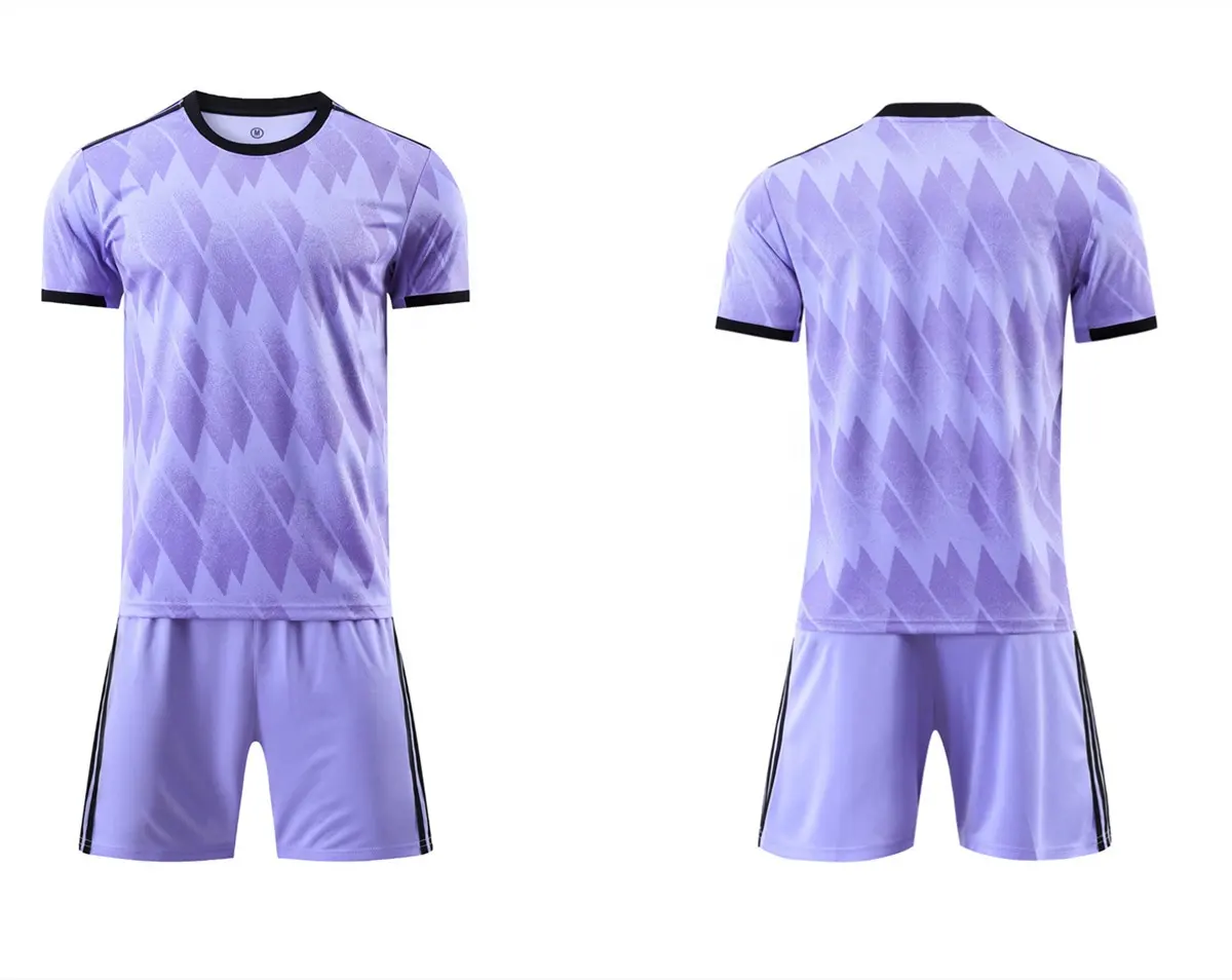 Melhor design de futebol de clube da europa, roxo, casa/time da equipe de futebol, uniformes em branco completo, kits de futebol, imperdível