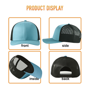 Gorras Trucker con Parche de Cuero y Logotipo Personalizado, Estilo Richardson 112, Malla Trasera, Gorras Snapback, Casquette, Venta al Por Mayor, Gorra Deportiva para Exteriores - Product Image 4
