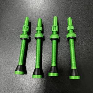 Haute qualité 120mm alliage d'aluminium Presta Valve anodisé vert vélo Tubeless accessoires - Product Image 1