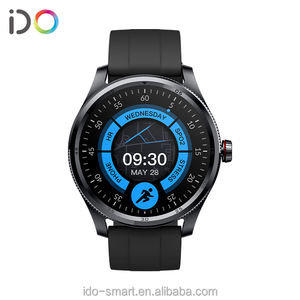 Smart Watch moda uomo con Full Touch Fitness Tracker rotondo Smartwatch per IOS Android funzione di monitoraggio della frequenza cardiaca - Product Image 3