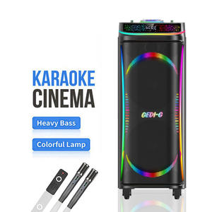 Altavoz DJ de Doble Bocina, Altavoz TWS de Gran Potencia con Doble Micrófono Inalámbrico GD-1023 - Product Image 1