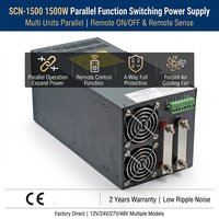 Alimentation à découpage à fonction parallèle SCN-1500 1500W 12V 24V 48V, courant élevé 125A, source industrielle AC/DC
