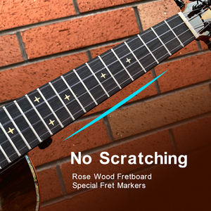 Ukulele ARS-30-C con Corpo in Ziricote, Binding in Abalone, Tastiera Sintetica, Finitura Lucida, Corde D'Addario, Fornitura B2B all'Ingrosso - Product Image 3