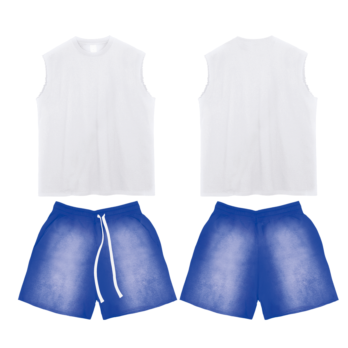 blanco azul