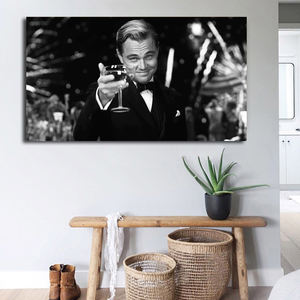 The Great Gatsby Movie <span class=keywords><strong>Leonardo</strong></span> DiCaprio Poster Canvas Painting Modern Wall Art Print Pictures Cuadros for Living Room Decor - Product Image 3