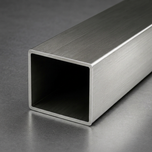 Profilé carré en acier inoxydable 202 304 316, épaisseur personnalisée 1,2 mm 1,5 mm 2 mm, finition mate ou brillante, découpé sur mesure, fabriqué en Inde - Product Image 1