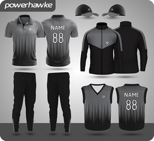 Prohawke <b>Cricket</b> Uniform Full Length Trouser Pants Collar Jersey with Customized Team Name Size Color & logo - Product Image 3