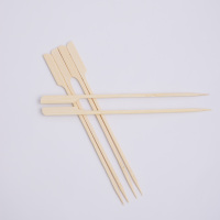 Brochettes Teppo en bambou de couleur naturelle, écologiques et de qualité supérieure, pics à nourriture jetables biodégradables de qualité alimentaire pour barbecue