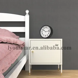 modern metal nightstand luxury high end bedside home storage cupboard