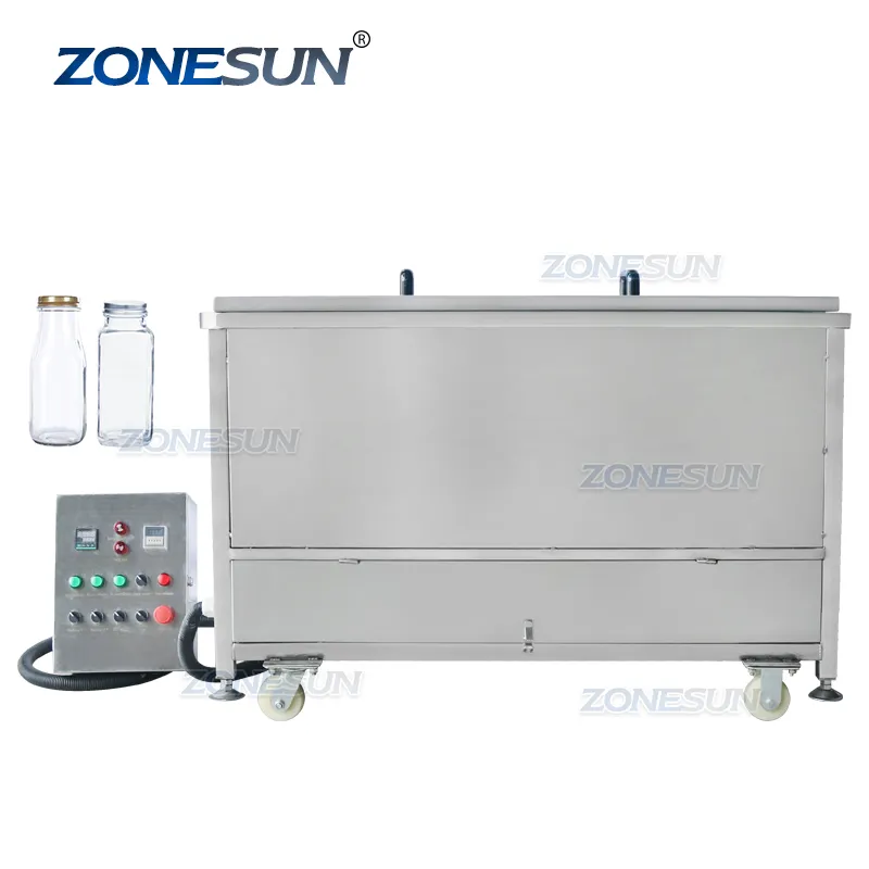 ZONESUN ZS-PM1 छोटे शराब गिलास डिब्बे बोतल Pasteurization Pasteurizer अजीवाणु मशीन