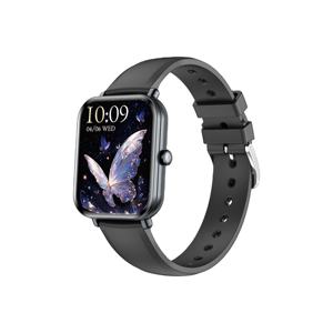 ساعة ذكية نسائية KW10 YQ10 لعام 2025 بشاشة TFT ومقاومة للماء IP67 مع حزام من الفولاذ والسيليكون، تصميم مربع، مراقبة معدل ضربات القلب والنوم، متوافقة مع نظامي iOS وأندرويد - Product Image 4