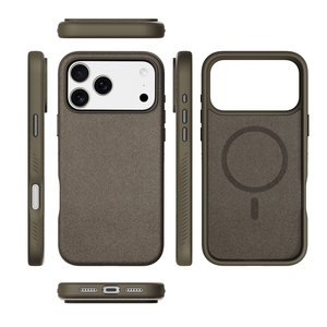 เคสโทรศัพท์หนัง PU แบบปรับแต่งได้เคสโทรศัพท์กันกระแทกด้วยแม่เหล็กกระดุมพิมพ์ Ai ด้านหลังเป็นหนังสำหรับ <span class=keywords><strong>iPhone</strong></span> 17 AIR PRO MAX - Product Image 4