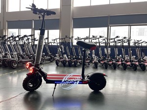 Trottinette électrique pliable pour adultes XINBANGYANG QS-109, 11 pouces, double moteur 2400W, 48V, en alliage d'aluminium, avec siège - Product Image 5