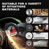 Meuleuse d'angle portative sans fil haute vitesse à batterie, en acier inoxydable, avec protection de sécurité, qualité industrielle pour le bricolage et le travail du métal
