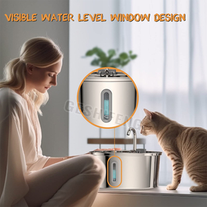 Fontanella per Gatti Facile da Pulire con Finestra Allungata per l'Acqua - Product Image 3