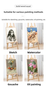 Présentoir d'art en acrylique facile à assembler <span class=keywords><strong>avec</strong></span> design multifonctionnel réglable pour la publicité, autoportant - Product Image 3