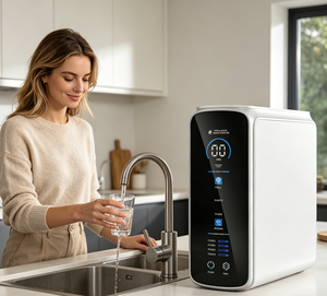 Purificateur d'eau potable avec filtre, système de filtration pure, alcalin, pour la maison, filtration en 5 étapes, élimine 99,9% des impuretés - Product Image 3