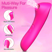 2-in-1 Sexspielzeug für Frauen, hautfreundlicher Klitoris-Saugvibrator mit 10 Saug- und 10 Vibrationsmodi, USB-Stromversorgung