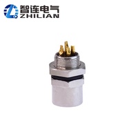 Conector de Cable de Alimentación Automotriz de 4 Pines, Impermeable IP67, USB/DIN/Terminal de Crimpado, Conector de Aviación M8, Enchufe PCB Macho/Hembra