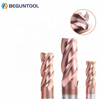 Fraise à dégrossir carrée en carbure monobloc pour CNC, HRC 55, en tungstène, haute précision, 10 mm