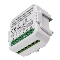 Interrupteur intelligent WiFi, module d'interrupteur intelligent Tuya, interrupteur d'éclairage sans fil pour la maison
