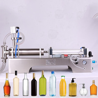 Remplisseuse Semi-Automatique Pneumatique à Piston pour Liquides Visqueux en Bouteille (Miel Liquide, Parfum, Gel Hydroalcoolique)