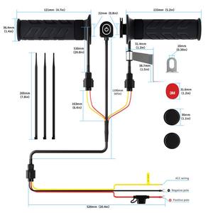 Vente en gros d'usine de chauffe-poignées d'hiver avec logo OEM <span class=keywords><strong>Poignée</strong></span> <span class=keywords><strong>chauffante</strong></span> pour moto avec contrôle de la température - Product Image 2