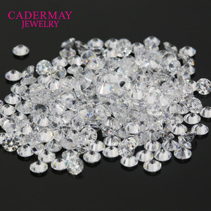 Synthetic Cubic Zirconia Round 0.9mm For Bracelet Making Jewelry Findings Components - Product Image 2