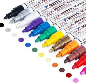 12colors Tire Marker <b>Pen</b> Low Odor Oil Based <b>Marking</b> <b>Pens</b> Permanent <b>Paint</b> Marker Waterproof <b>Pens</b> for Rock Painting Car Tyre Metal - Product Image 1
