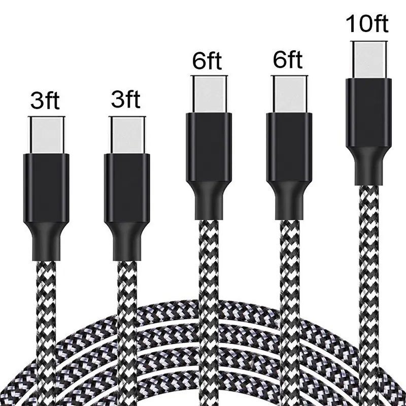 hot sell 10 Feet Nylon Braided USB Cable charger cable for iphone ipad