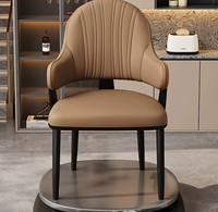 Chaises de salle à manger, usage domestique, style scandinave moderne, chaises à dossier haut de gamme, comptoir de cuisine, chaises pour hôtels et restaurants