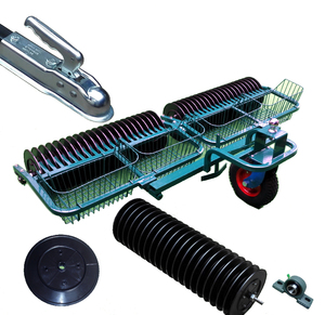 Machine à ramasser les balles de <span class=keywords><strong>golf</strong></span> à 2 sections, prix de gros usine, collecteur de balles de <span class=keywords><strong>golf</strong></span> à 2 rouleaux - Product Image 1