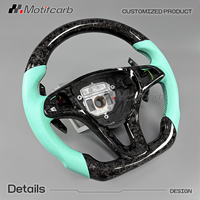 Volant en fibre de carbone forgé sur mesure pour Mercedes-Benz Classe C E-Class CLA GLA GLC GLE W205 W213 E300 E260 C300 C260 2015-2018
