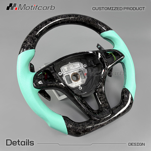 Custom Forged Carbon Fiber <b>Steering</b> <b>Wheel</b> <b>for</b> Mercedes-Benz C E-Class CLA GLA GLC GLE W205 W213 E300 E260 C300 C260 2015-2018 - Product Image 3