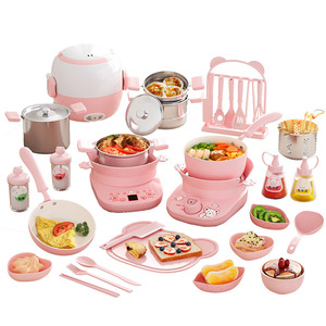 Mini Cocina de Juguete para Cocinar y Divertirse, Set Completo de Juguetes de Cocina para Niñas y Niños con Protección Anti-Quemaduras - Product Image 1