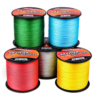 Proberos — pêche de ligne tressée colorée, ligne forte, 500m, 100lb, 4 supports, en Pe