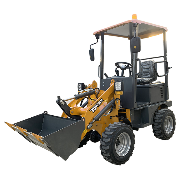 Farm Use Mini Battery Electric Front Wheel Loader 0.6 Ton TL906E Compact Tractor Loader with Optional Bucket 4KW Motor