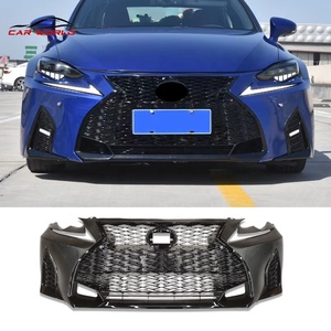 For 2013-2016 IS200T Car Front Bumper Upgrade to 2021 IS500 Style New 2014 IS300H IS500 IS F-Sport Body Kit Grille Bumper - Product Image 2