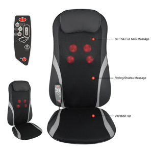 Almofada traseira massageadora 3d & 4d, nádegas elétricas, massagem corporal, shiatsu, venda imperdível - Product Image 3