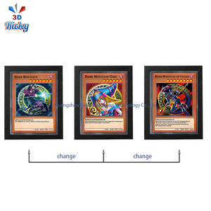 Ricky 3D Anime Poster Card battaglia per alimenti per animali domestici eco-friendly lenticolare lamina olografica mostro evocazione tema plastica Laser - Product Image 3